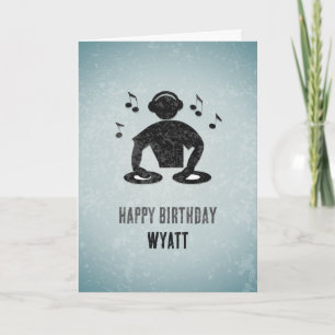 DJ / Musiker - Sound Mixing Graphic, Ihr Name Karte