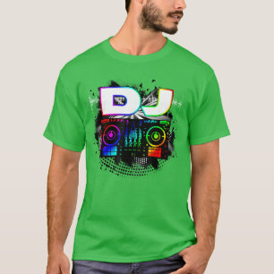 Dj-Musikliebhaber Musikplayer Sound Cool Lustiges  T-Shirt