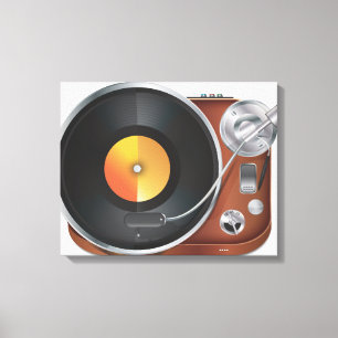 DJ-Musikplayer Leinwanddruck
