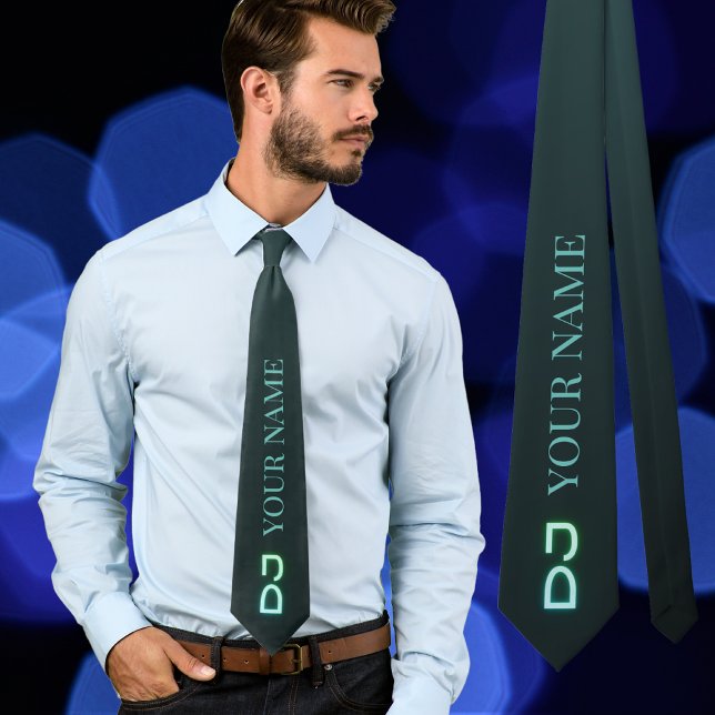 DJ Name Outfit deejay Neck Tie Krawatte (Von Creator hochgeladen)