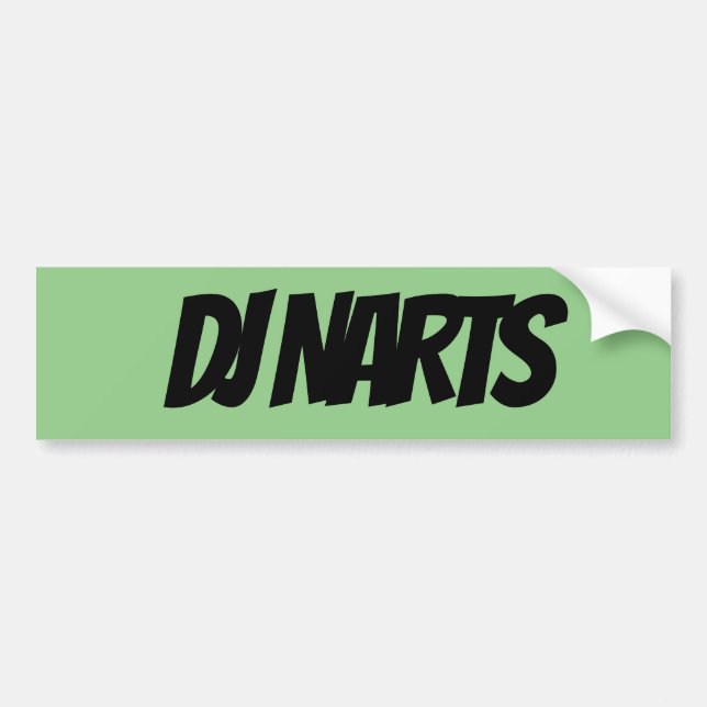 DJ NARTS AUTOAUFKLEBER (Vorne)