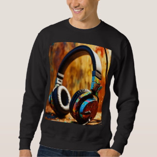 Dj Party Kopfhörer Sweatshirt