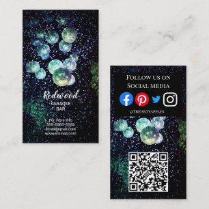 DJ Party Planer Glühstock Disco Karaoke Club Bus Visitenkarte