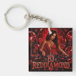 DJ REDDIAMOND DOPPELSEITIGES SCHLÜSSELANHÄNGER