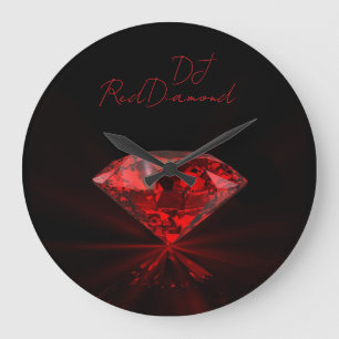 DJ RedDiamond Große Wanduhr