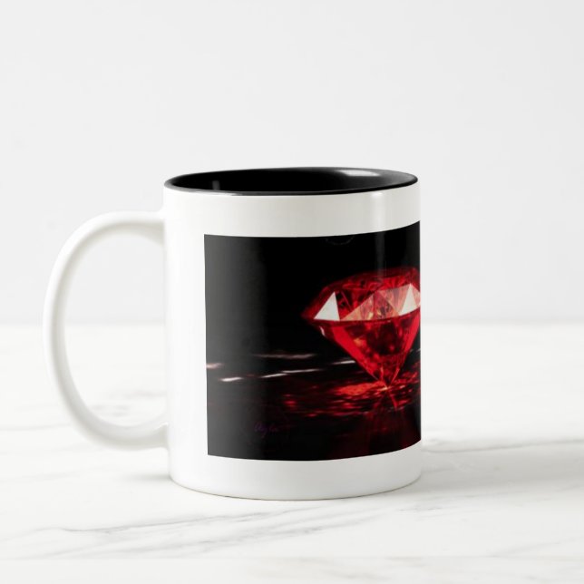 DJ RedDiamond-Tasse Zweifarbige Tasse (Links)