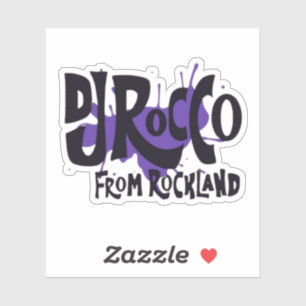 DJ Rocco From Rockland Logo Aufkleber