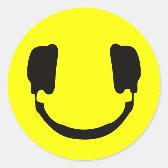 DJ RUNDER AUFKLEBER (Vorderseite)