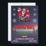 DJ Santa Christmas Karaoke Einladung<br><div class="desc">Entfesseln Sie Ihren Urlaubssinn mit unserer Weihnachts Karaoke Einladungskarte! Mit dem DJ Santa Claus Set und einem lebendigen Nachtleben lädt diese Karte zum Singen, Lachen und fröhlichen Erinnerungen ein. Ideal für Freunde und Familie, es ist eine Feier, die Sie nicht zu verpassen will! UAWG jetzt und bereiten Sie sich darauf...</div>