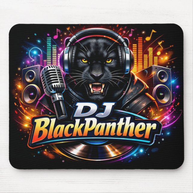 DJ SCHWARZPANTHER 2 MOUSEPAD (Vorne)