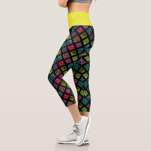 DJ Scooby-Doo-Muster Capri Leggings