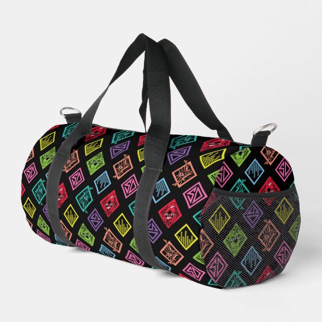DJ Scooby-Doo-Muster Duffle Bag (Rechte Ecke)