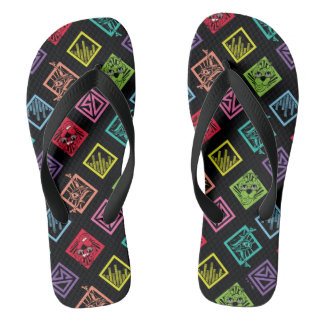 DJ Scooby-Doo-Muster Flip Flops