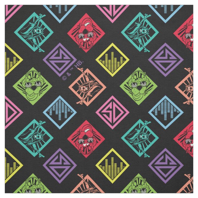 DJ Scooby-Doo-Muster Stoff (Muster)