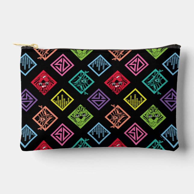 DJ Scooby-Doo-Muster Zubehörtasche (Vorderseite)