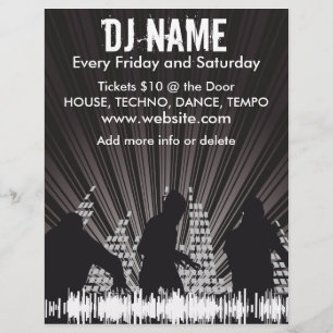 DJ Shadows 2 Music Flyer