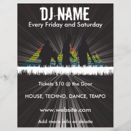 DJ Shadows Music Flyer