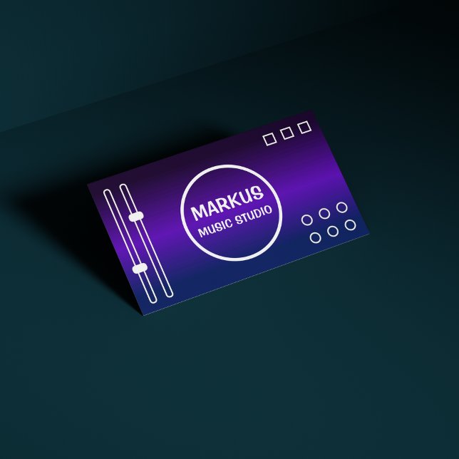 Dj Singer Promoter Songwriter Beruflich Music Visitenkarte (Von Creator hochgeladen)