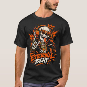 DJ Skeleton Music Producer-Shirt, Eternal Beats St T-Shirt