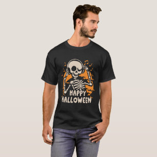 DJ Skeleton's Happy Halloween T-Shirt