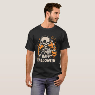 DJ Skeleton's Happy Halloween T-Shirt
