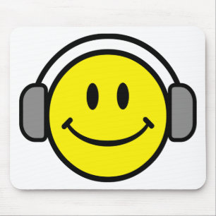 DJ Smiling Face Mousepad