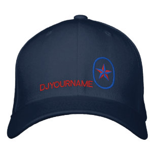 DJ Star Personalisiert Name Embroidery Bestickte Kappe