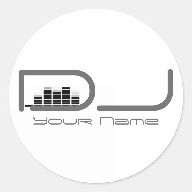 DJ Sticker (Vorderseite)