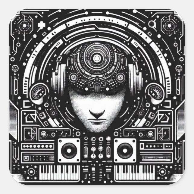 DJ Sticker (Vorderseite)
