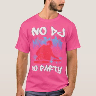 Dj Techno Men Discjockey Rave Disco T-Shirt
