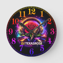 DJ TEXASROSE 2 RUNDE WANDUHR