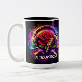 DJ TEXASROSE 2 ZWEIFARBIGE TASSE