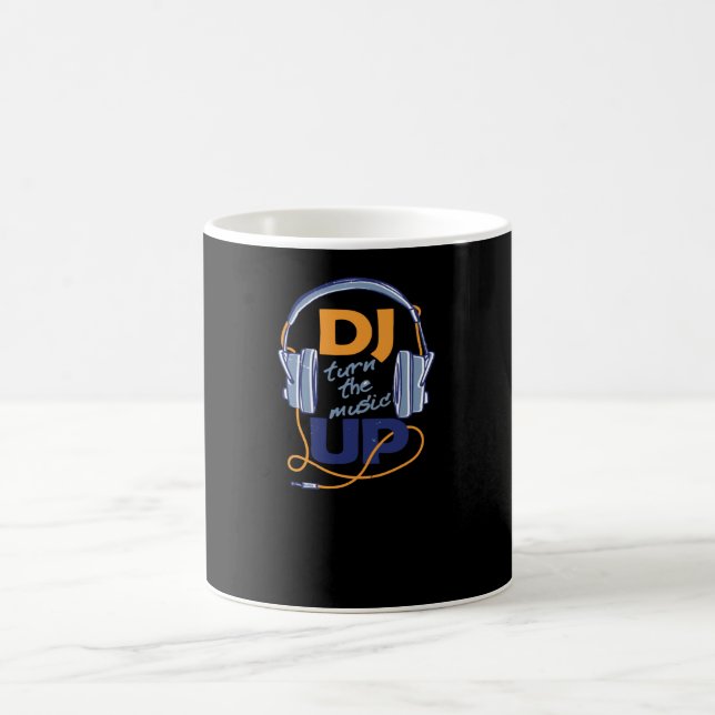 DJ turn the music up Kaffeetasse (Mittel)