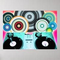 DJ Turntable Circles