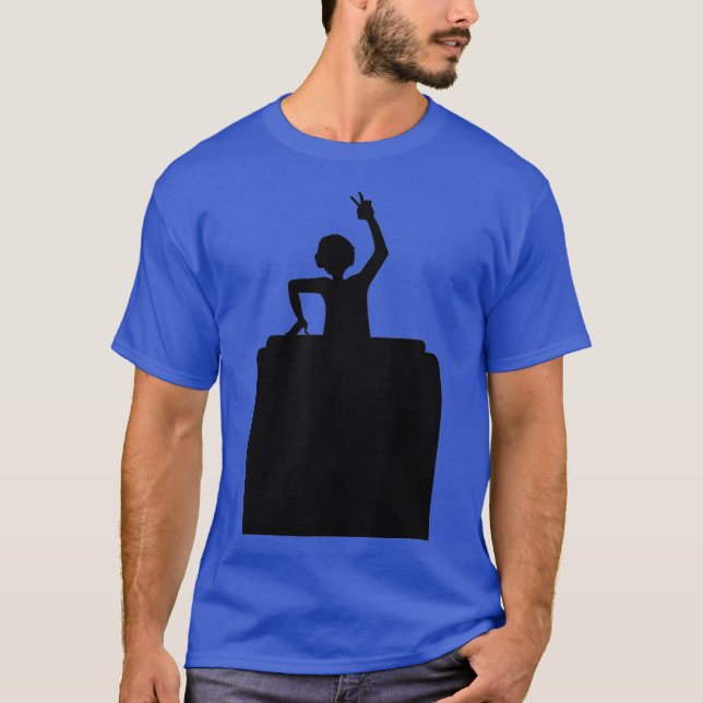 DJ - Turntable - EDM - Electronic Dance Music - T-Shirt (Vorderseite)