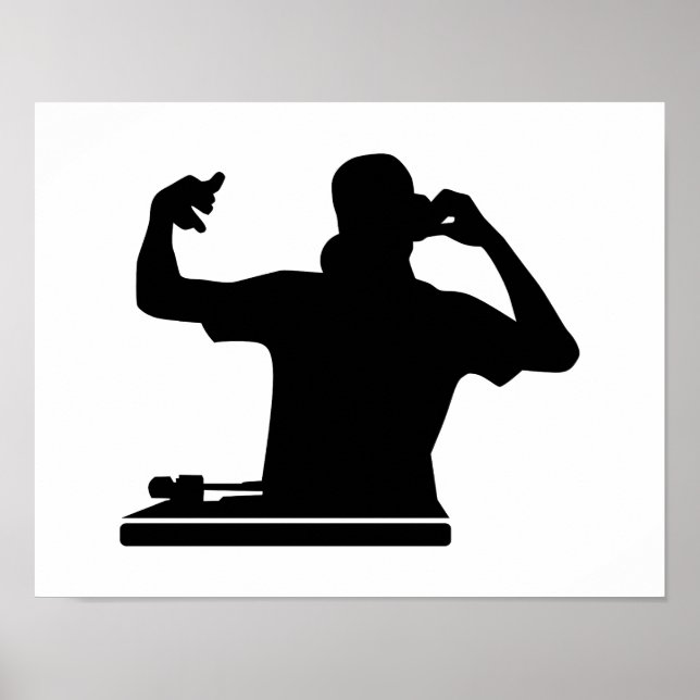 DJ-Turntable Poster (Vorne)