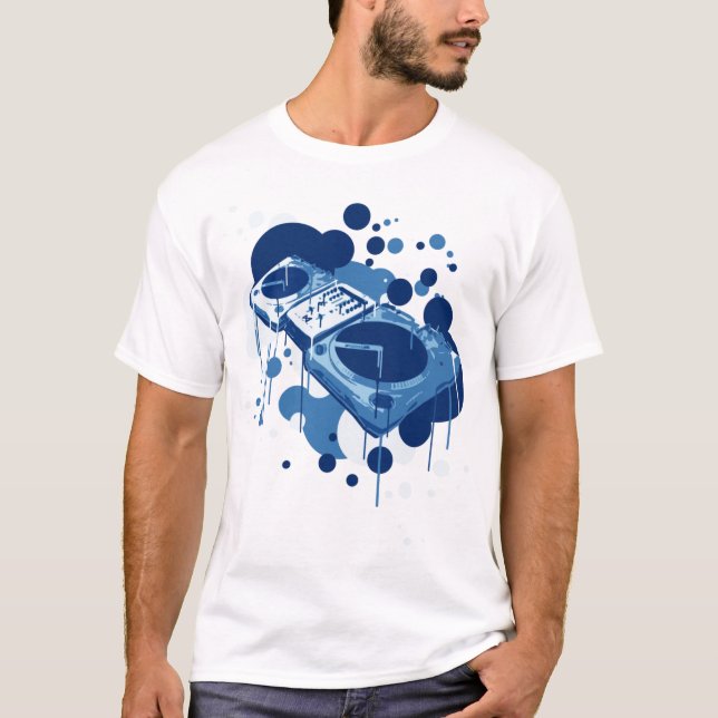 DJ-Turntable T-Shirt (Vorderseite)