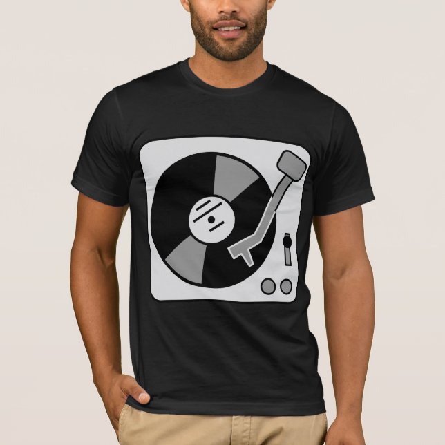DJ-Turntable T-Shirt (Vorderseite)