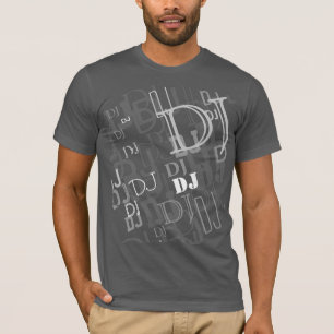 DJ-Typografie T-Shirt