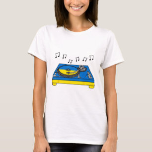 Dj Ukrainische Flagge Ukraine Musikproduzent Musik T-Shirt