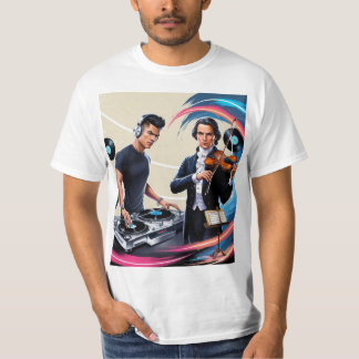 DJ und Gitarrenfarben-Shirt T-Shirt