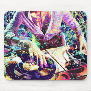 DJ-VEREIN-MÄDCHEN MOUSEPAD