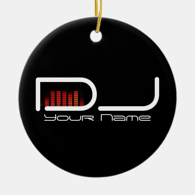 DJ-Verzierung Keramik Ornament (Vorne)