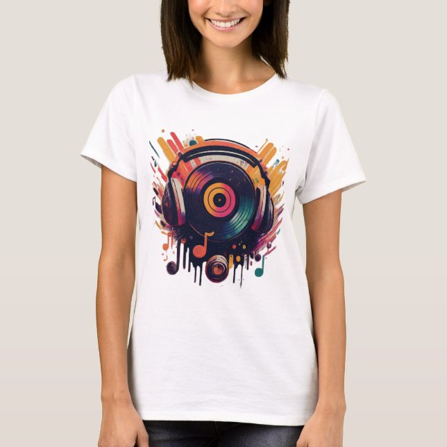 DJ Vibes Best T - Shirt Design (Vorderseite)