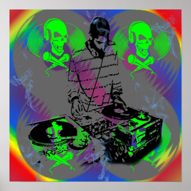 DJ Vinal Spinner Poster (Vorne)