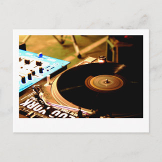 DJ Vinyl 1 Postkarte