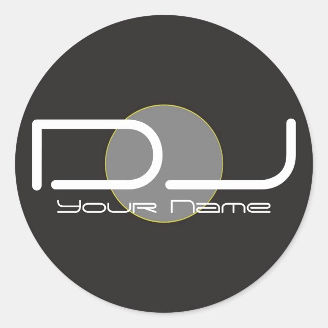 DJ Vinyl Sticker (Vorderseite)