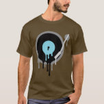 DJ Vinyl Turntable T-Shirt<br><div class="desc">Dieses T - Shirt-Design aus Alt-School-Vinyl-Schallplatten sollte Ihnen den DJ in die Hand geben.</div>