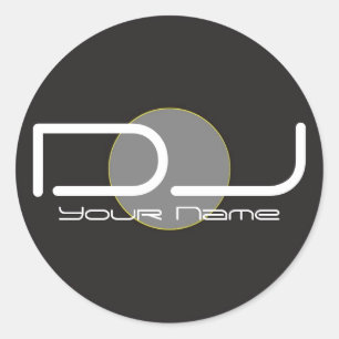 DJ-Vinylaufkleber Runder Aufkleber