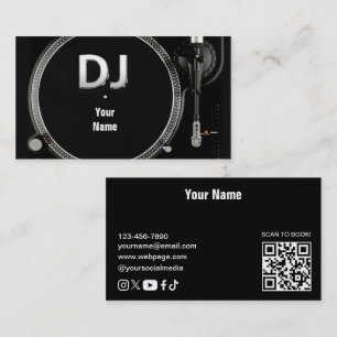 DJ-Visitenkarte Visitenkarte